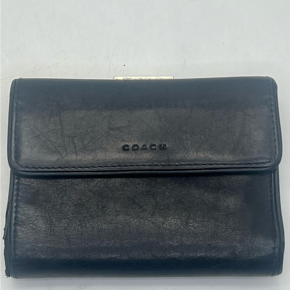 Coach Black Leather Wallet